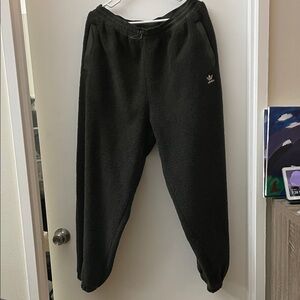 Adidas Kids Charcoal Joggers xl